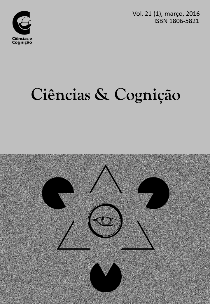 Está disponível online o Volume 21 (1), de Ciências & Cognição