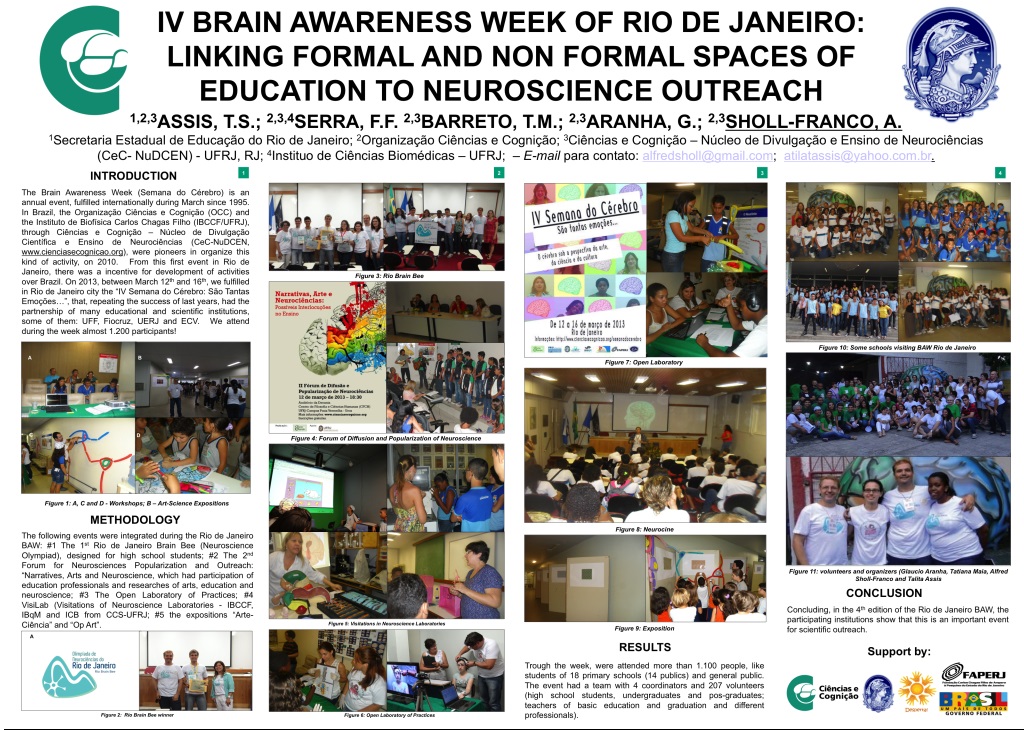 IV Semana do Cérebro no “Neuroscience 2013”