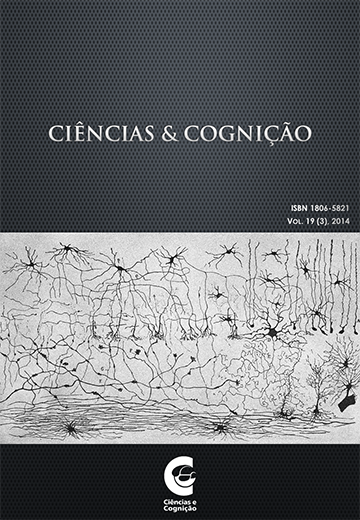 Volume 19 (3) da revista “Ciências & Cognição”