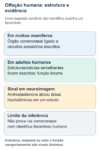 Esquema de limites da evidência sobre quimiossensação humana: mamíferos com sistema vomeronasal funcional têm circuitos acessórios descritos; em adultos humanos, estruturas e células nasais semelhantes foram relatadas, mas sua função permanece indeterminada. Um estudo de imagem encontrou resposta hipotalâmica ao androstadienona, sem demonstrar que a via fosse o órgão vomeronasal ou que o composto seja feromônio humano.